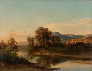 Carlo Markò il Giovane - Caprona, figure sull'Arno