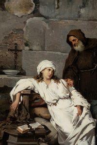 Guerrino Guardabassi : Ultimi momenti di Beatrice Cenci  - Asta Arte Figurativa tra XIX e XX Secolo - Associazione Nazionale - Case d'Asta italiane