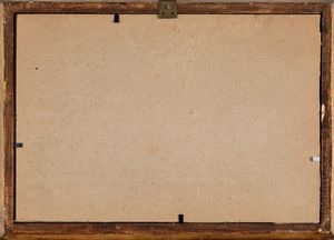 Ambito di Giovanni Migliara, secolo XIX : Paesaggio lombardo con figure  - Asta Arte Figurativa tra XIX e XX Secolo - Associazione Nazionale - Case d'Asta italiane