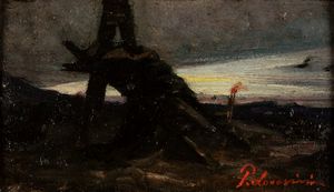 Ponziano Loverini - Studio per supplizio di Prometeo