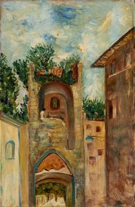 GIUSEPPE CESETTI - Scorcio di Tuscania