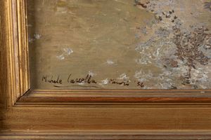 MICHELE CASCELLA : Minori (Amalfi)  - Asta Arte Figurativa tra XIX e XX Secolo - Associazione Nazionale - Case d'Asta italiane