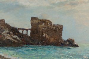 MICHELE CASCELLA : Minori (Amalfi)  - Asta Arte Figurativa tra XIX e XX Secolo - Associazione Nazionale - Case d'Asta italiane