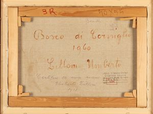 Umberto Lilloni : Bosco di Corniglio  - Asta Arte Figurativa tra XIX e XX Secolo - Associazione Nazionale - Case d'Asta italiane