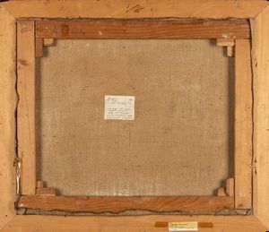 Angelo Del Bon : Casetta bianca  - Asta Arte Figurativa tra XIX e XX Secolo - Associazione Nazionale - Case d'Asta italiane