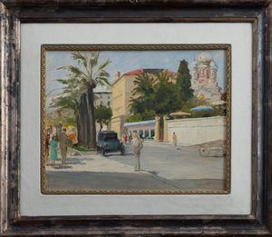 Antonio Moretti : Corso Imperatrice a Sanremo  - Asta Arte Figurativa tra XIX e XX Secolo - Associazione Nazionale - Case d'Asta italiane