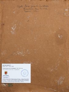 Antonio Moretti : Milano, Chiesa presso Via Tre Alberghi  - Asta Arte Figurativa tra XIX e XX Secolo - Associazione Nazionale - Case d'Asta italiane