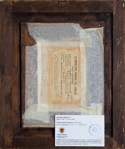 Antonio Moretti : Letizia seduta  - Asta Arte Figurativa tra XIX e XX Secolo - Associazione Nazionale - Case d'Asta italiane