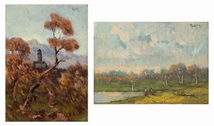 Lorenzo Gignous - La chiesetta; Verso il lago