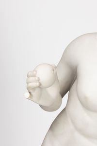 Seguace di Bertel Thorvaldsen (Copenaghen 1770 – 1844) : Venere vincitrice  - Asta Arte Figurativa tra XIX e XX Secolo - Associazione Nazionale - Case d'Asta italiane