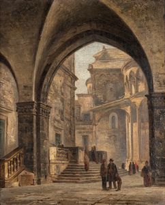 Stefano Donadoni - Bergamo, piazza del Duomo