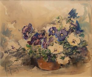 Aldo Raimondi : Fiori  - Asta Arte Figurativa tra XIX e XX Secolo - Associazione Nazionale - Case d'Asta italiane