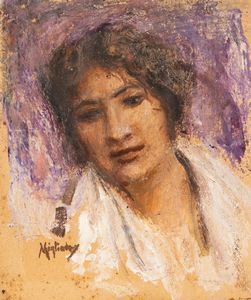 Vincenzo Migliaro - Ritratto di popolana