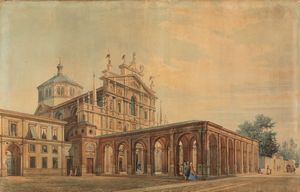 Leopoldo Burlando - Milano, Santa Maria dei Miracoli presso San Celso