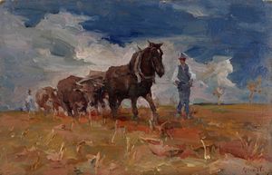 Ernesto Quarti Marchiò - Lavoro nei campi