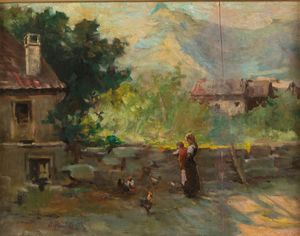 Silvio Poma - Nel cortile