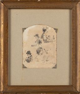 Ermenegildo Agazzi - Studio di figure