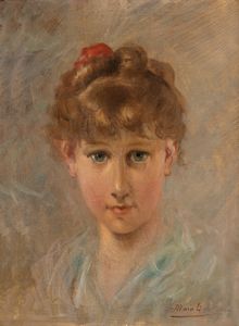Ezio Moioli - Ritratto di fanciulla