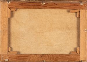 Giocondo Zampogna : Pescatori al porto  - Asta Arte Figurativa tra XIX e XX Secolo - Associazione Nazionale - Case d'Asta italiane