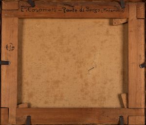 Ettore Cosomati : Ponte di Borgo (Malamocco)  - Asta Arte Figurativa tra XIX e XX Secolo - Associazione Nazionale - Case d'Asta italiane