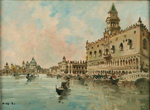 Giovanni Riva - Venezia, bacino di San Marco