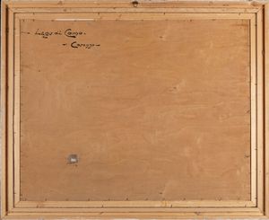 Bruto Mazzolani : Lago di Como, Corenno  - Asta Arte Figurativa tra XIX e XX Secolo - Associazione Nazionale - Case d'Asta italiane