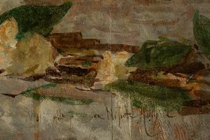 Mosè Bianchi : Vaso di peonie  - Asta Arte Figurativa tra XIX e XX Secolo - Associazione Nazionale - Case d'Asta italiane