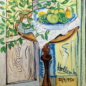 CARLO HOLLESCH - Frutta sul tavolino