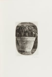 GIOVANNI BARBISAN : Paesaggi, Paesaggi con figure e Vasi di fiori  - Asta Arte Figurativa tra XIX e XX Secolo - Associazione Nazionale - Case d'Asta italiane