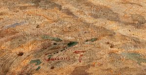 Filippo Carcano : Panorama egiziano, la Piramide e la Sfinge  - Asta Arte Figurativa tra XIX e XX Secolo - Associazione Nazionale - Case d'Asta italiane