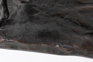 Paolo Troubetzkoy : Beduino a cavallo  - Asta Arte Figurativa tra XIX e XX Secolo - Associazione Nazionale - Case d'Asta italiane