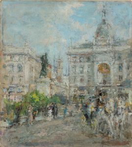 LUIGI MANTOVANI - Milano, Piazza Cordusio