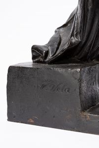 Vincenzo Vela : Spartaco  - Asta Arte Figurativa tra XIX e XX Secolo - Associazione Nazionale - Case d'Asta italiane