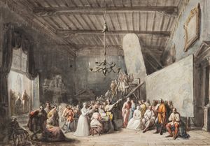 Jacopo D'Andrea - Giovanni Bellini e Albrecht Durer festeggiati dagli artisti a Venezia