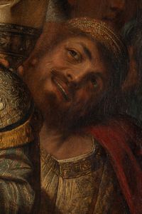 Jacopo D'Andrea : Rosmunda al banchetto di Alboino  - Asta Arte Figurativa tra XIX e XX Secolo - Associazione Nazionale - Case d'Asta italiane