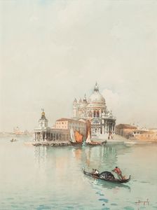 EMANUELE BRUGNOLI - Venezia, Punta della Dogana con la Salute