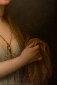 Angelica Kauffmann : Ritratto femminile  - Asta Arte Figurativa tra XIX e XX Secolo - Associazione Nazionale - Case d'Asta italiane