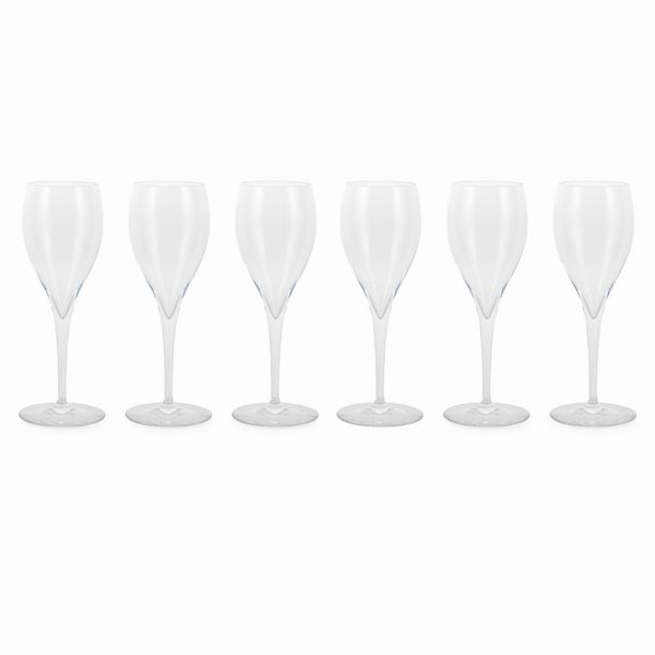 Baccarat, set di bicchieri a calice (6)  - Asta Argenti e l'Arte della Tavola - Associazione Nazionale - Case d'Asta italiane