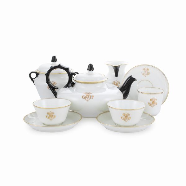 Jullien Fils  Aine Paris, servizio da the e caff (41)  - Asta Argenti e l'Arte della Tavola - Associazione Nazionale - Case d'Asta italiane