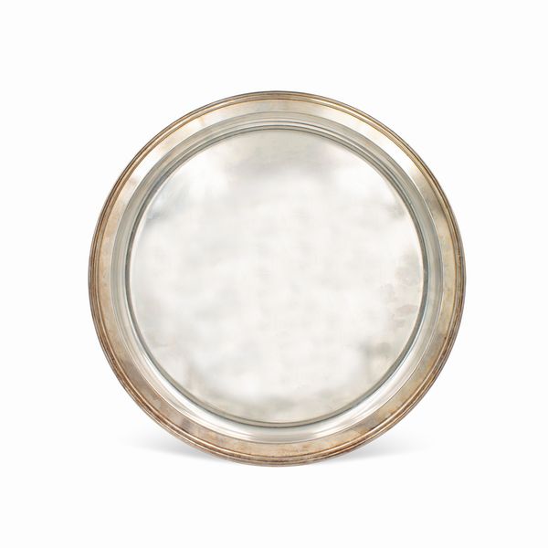 Sambonet, vassoio circolare  - Asta Argenti e l'Arte della Tavola - Associazione Nazionale - Case d'Asta italiane