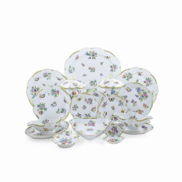 Herend, servizio da tavola (93)  - Asta Argenti e l'Arte della Tavola - Associazione Nazionale - Case d'Asta italiane