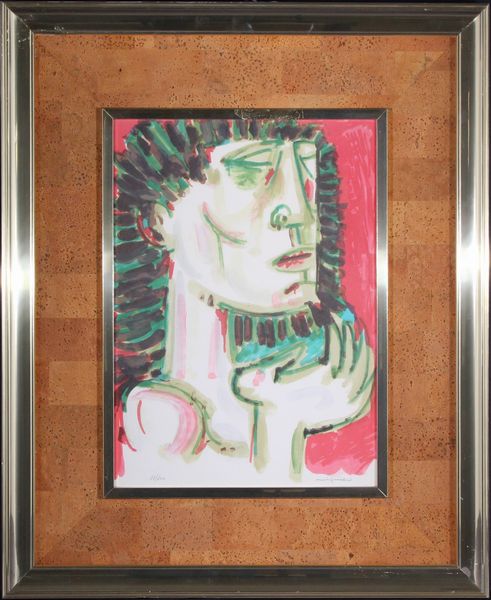 Giuseppe Migneco : Figura  - Asta Dipinti e Sculture - Associazione Nazionale - Case d'Asta italiane