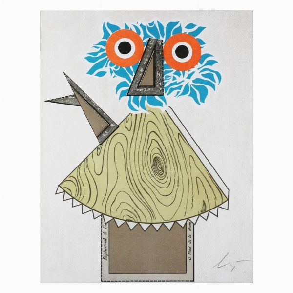 ENRICO BAJ : Personaggio  - Asta Dipinti e Sculture - Associazione Nazionale - Case d'Asta italiane