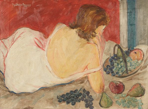 ADRIANO SPILIMBERGO : Figura di schiena  - Asta Dipinti e Sculture - Associazione Nazionale - Case d'Asta italiane