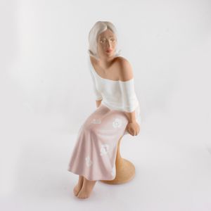 L'ACQUILONE CERAMICHE Fiesole Firenze - Donna seduta