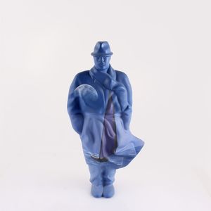 L'ACQUILONE CERAMICHE Fiesole Firenze - Uomo nel vento