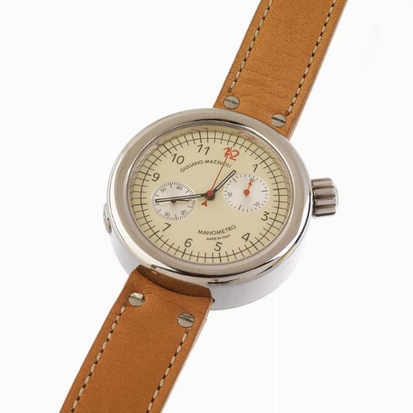 GIULIANO MAZZUOLI  MANOMETRO CRONOGRAFO NR28CH546  - Asta Orologi - Associazione Nazionale - Case d'Asta italiane