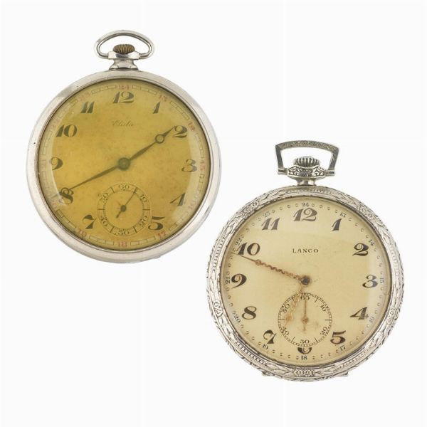 DUE OROLOGI DA TASCA  - Asta Orologi - Associazione Nazionale - Case d'Asta italiane