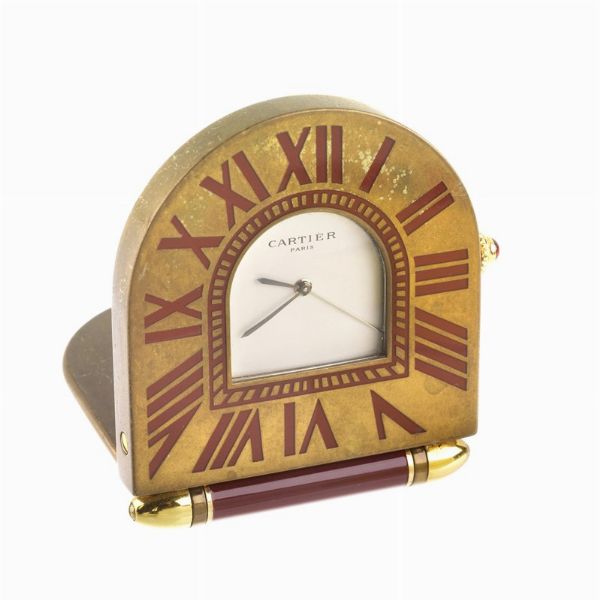 CARTIER : CARTIER SVEGLIA DA TAVOLO  - Asta Orologi - Associazione Nazionale - Case d'Asta italiane