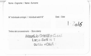 GIULIANO MAZZUOLI  MANOMETRO CRONOGRAFO NR28CH546  - Asta Orologi - Associazione Nazionale - Case d'Asta italiane